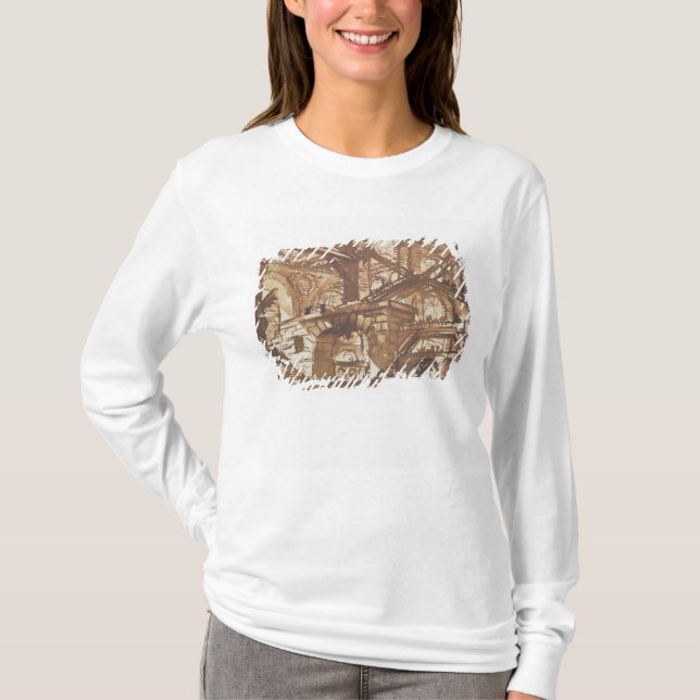 Camiseta Desenho de uma prisão imaginária (Frente)