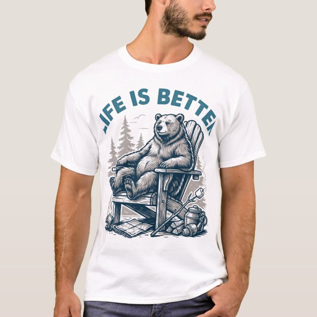 Camiseta Desenho de urso  (Frente)