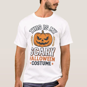 Camiseta Desenho de vetor vintage de abóbora de fantasia as