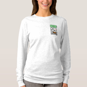 Camiseta Desenho de vício em café