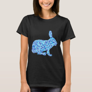 Camiseta Desenho de Vidro Colorido Coelho