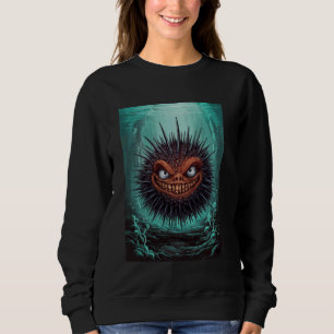Camiseta Desenho deouriço-do-mar de desenho animado estiliz
