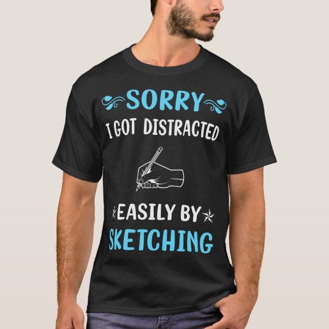 Camiseta Desenho Distraído (Frente)