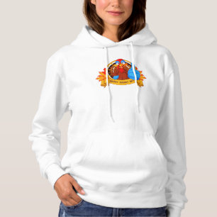 Camiseta Desenho divertido de Ação de Graças em estilo de d