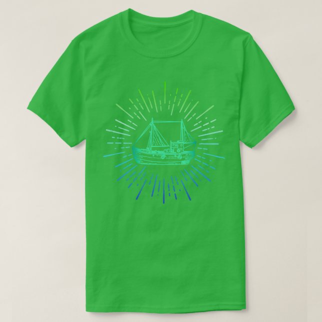 Camiseta Desenho do Barco (Frente do Design)