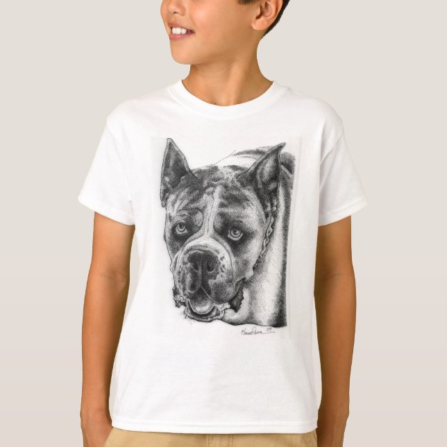 Camiseta Desenho do Boxer (Frente)