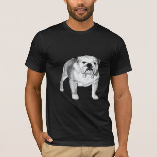 Camiseta Desenho do Bulldog Inglês