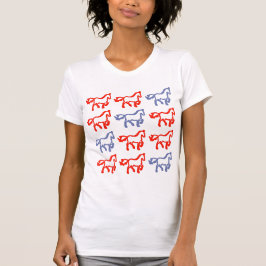 Camiseta Desenho do Cavalo do Zodíaco Chinês
