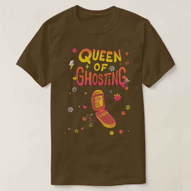 Camiseta Desenho do estilo Rainha de Hospedagem Sarcástica  (Frente do Design)