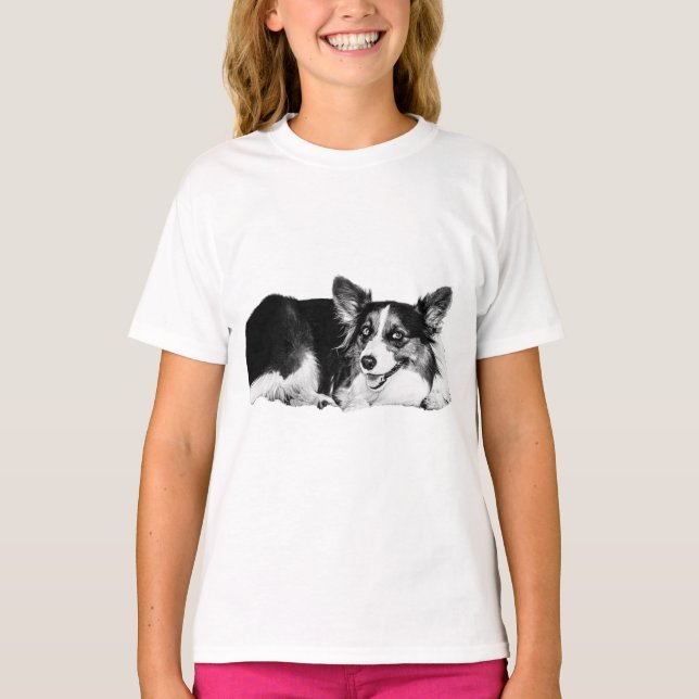 Camiseta Desenho do eterno, Alma de Corgi (Frente)