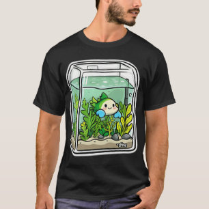 Camiseta desenho do peixe-palhaço floco de neve