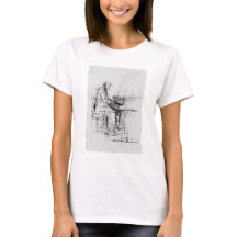 Desenho do Pianista abstrato -
