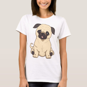 Camiseta Desenho do Pug por edição limitada de Pablo