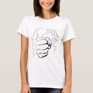 Camiseta Desenho do Smash de Pop Art Retroativo