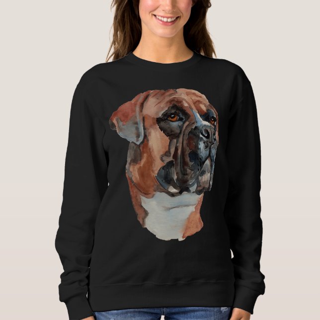 Camiseta Desenho do Trabalho de arte Pitbull (Frente)