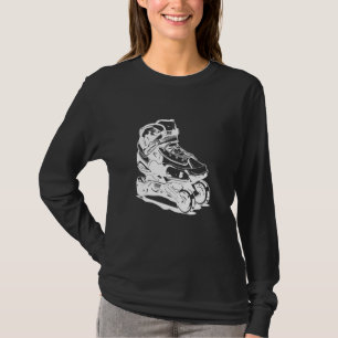 Camiseta Desenho dos Skates do cilindro