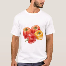 Camiseta Desenho em Água de Quatro Frutas de Paprika