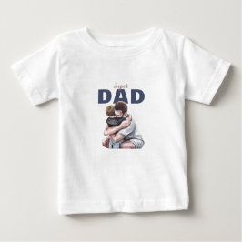 Camiseta Desenho em Aquarela do Super Pai