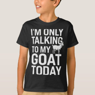 Camiseta Desenho engraçado de cabra para homens mulheres cr