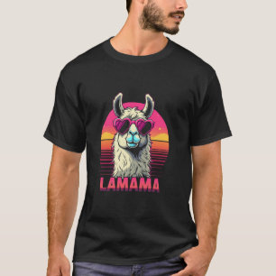 Camiseta Desenho engraçado de lhama LAMAMA