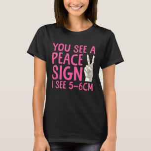 Camiseta Desenho engraçado de parteira para mulheres menina