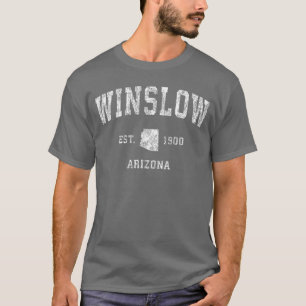 Camiseta Desenho Esportivo Atlético Vintage Winslow Arizona