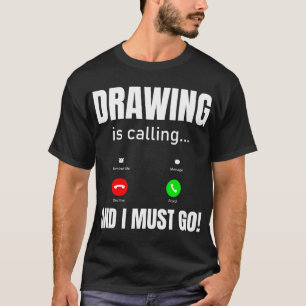 Camiseta Desenho Está Ligando E Eu Tenho Que Ir