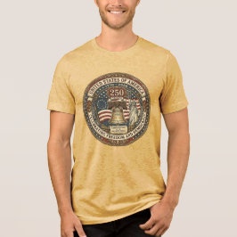 Camiseta Desenho EUA 250 Anos de Liberdade