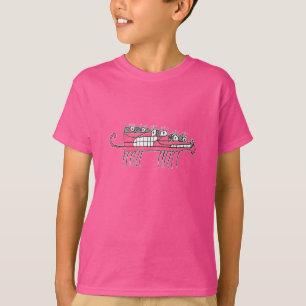 Camiseta Desenho exótico de monstro de alienígenas de inset