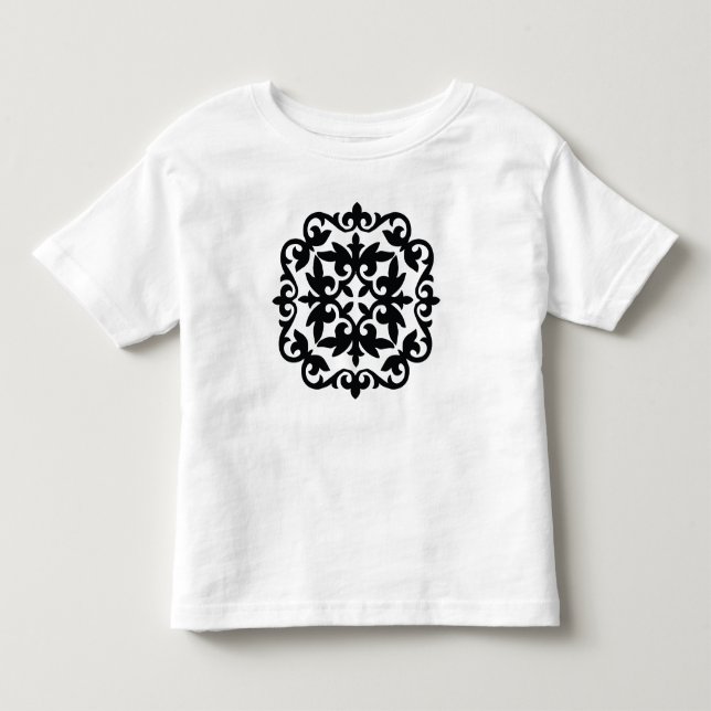 Camiseta Desenho Floral Ornamental (Frente)