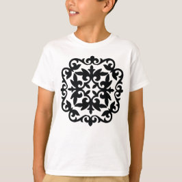 Camiseta Desenho Floral Ornamental