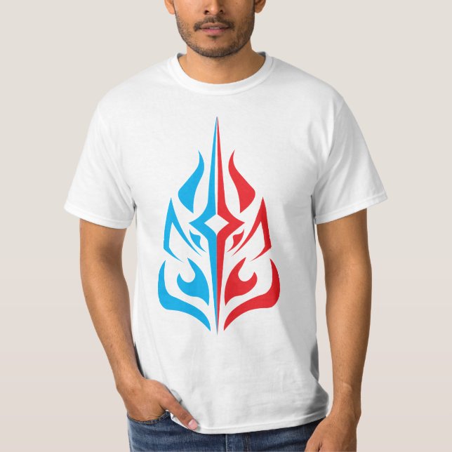 Camiseta Desenho Floral Ornamental (Frente)