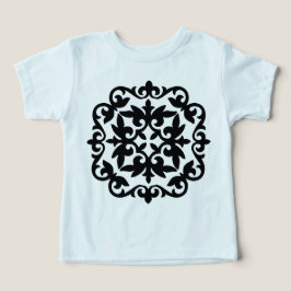 Camiseta Desenho Floral Ornamental