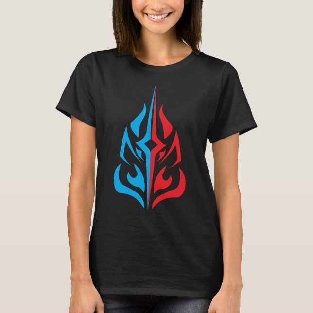 Camiseta Desenho Floral Ornamental (Frente)