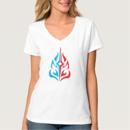 Camiseta Desenho Floral Ornamental