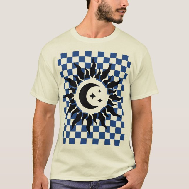 Camiseta desenho geométrico (Frente)