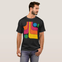 Desenho Geométrico Estilo Retro Mod dos Anos 70