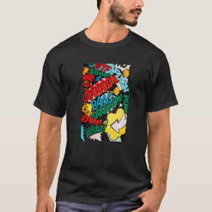 Camiseta Desenho Gráfico de Estilo de Grafite legal Ilustra