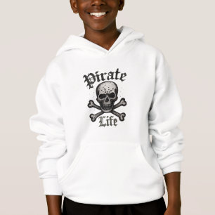 Camiseta Desenho Grunge Caveira e Ossos Cruzados da Vida Pi