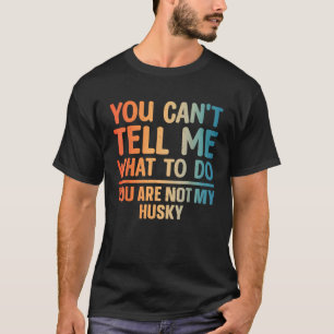 Camiseta Desenho Husky Para Homens Mulheres Cão Husky Siber