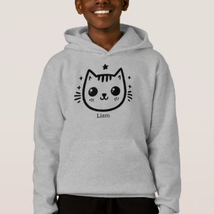 Camiseta Desenho infantil Preto e Branco Minimalista
