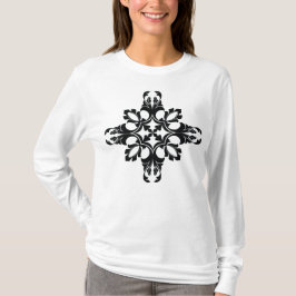 Camiseta Desenho Inspirado na Arte de Tatuagem Tradicional