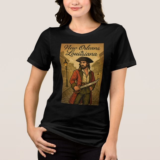Camiseta Desenho Jean Lafitte (Frente)