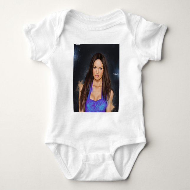 Camiseta Desenho Megan Fox (Frente)