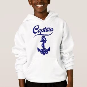 Camiseta Desenho Náutico Âncora Barco à Vela Capitão