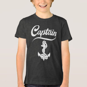 Camiseta Desenho Náutico Âncora Veloz Capitão