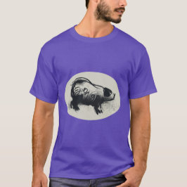 Camiseta Desenho original de porcos com camiseta-homem 2019