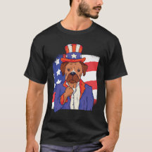 Desenho Patriota Cachorro Incrível EUA
