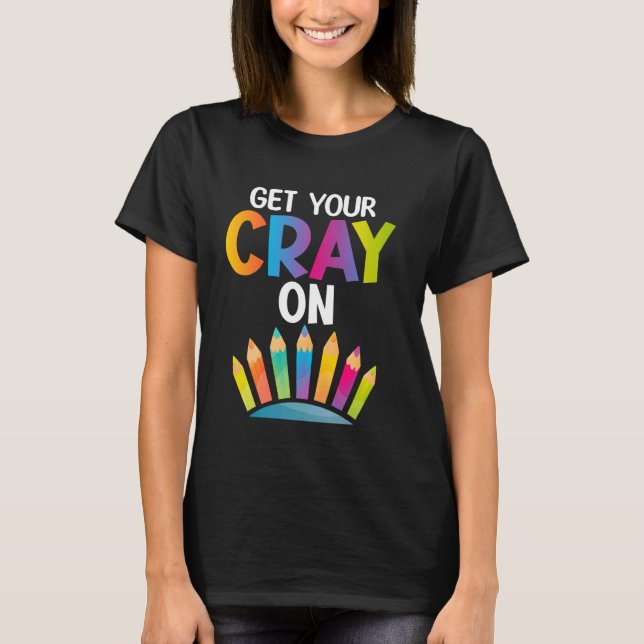 Camiseta Desenho - Pegue Seu Cray No Crayon (Frente)