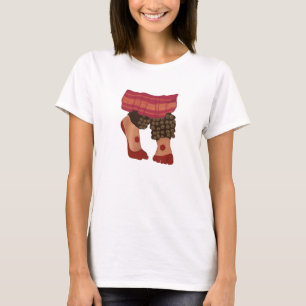 Camiseta Desenho personalizado dos pés de dançarinos de Bha